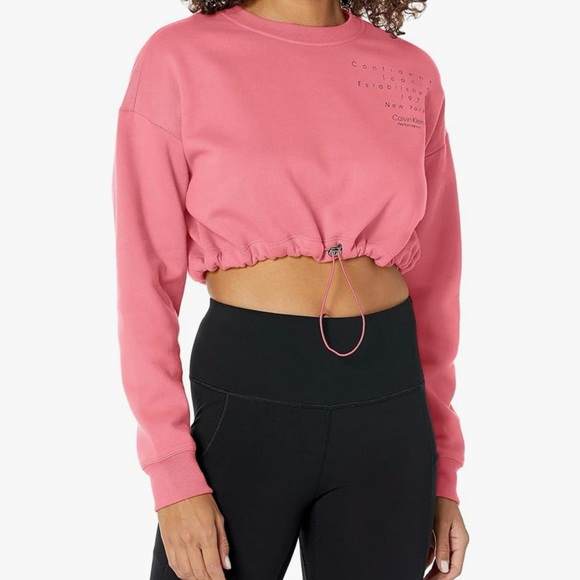 Calvin Klein Performance Tops - #50 - Calvin Klein Performance Pink Women’s Fleece Sweatshirt. Brand New With …